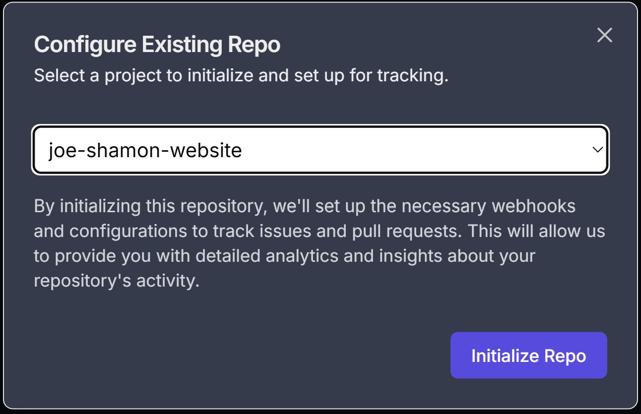 Configure repo